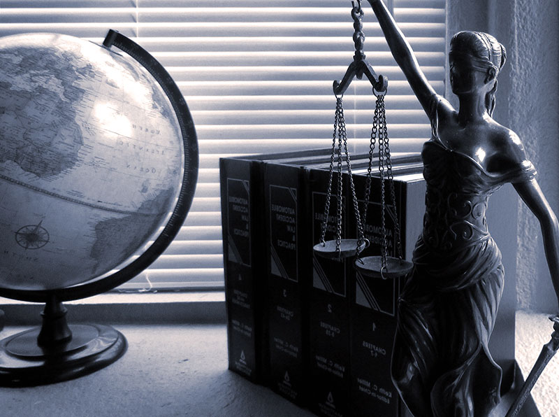 small statue of lady justice